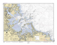 Boston Harbor 2001 - Old Map Nautical Chart AC Harbors 13270 - Massachusetts