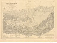 Barnstable Harbor 1865 Old Map Nautical Chart AC Harbors 2 339 - Massachusetts