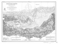 Barnstable Harbor 1888 Old Map Nautical Chart AC Harbors 2 339 - Massachusetts
