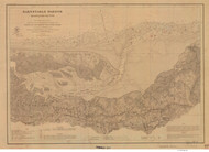 Barnstable Harbor 1889 Old Map Nautical Chart AC Harbors 2 339 - Massachusetts