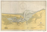 Barnstable Harbor 1937 Old Map Nautical Chart AC Harbors 2 339 - Massachusetts