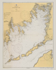 Buzzards Bay 1933 B Old Map Nautical Chart AC Harbors 2 249 - Massachusetts