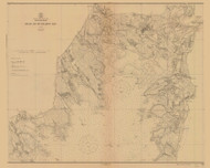 Head of Buzzards Bay 1915 Old Map Nautical Chart AC Harbors 2 251 - Massachusetts