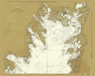 Head of Buzzards Bay 1918 A Old Map Nautical Chart AC Harbors 2 251 - Massachusetts