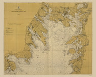 Head of Buzzards Bay 1918 B Old Map Nautical Chart AC Harbors 2 251 - Massachusetts