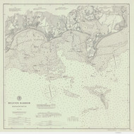 Hyannis Harbor 1896 A Old Map Nautical Chart AC Harbors 2 247 - Massachusetts