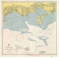 Hyannis Harbor 1942 Old Map Nautical Chart AC Harbors 2 247 - Massachusetts