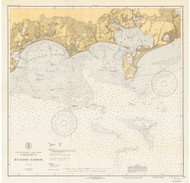Hyannis Harbor 1933 Old Map Nautical Chart AC Harbors 2 247 - Massachusetts
