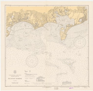 Hyannis Harbor 1934 Old Map Nautical Chart AC Harbors 2 247 - Massachusetts