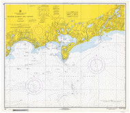 Hyannis Harbor 1968 Old Map Nautical Chart AC Harbors 2 258 - Massachusetts