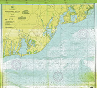 Nantucket Sound Osterville to Green Pond 1943 B Old Map Nautical Chart AC Harbors 2 259 - Massachusetts