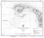 Provincetown Harbor 1922 Old Map Nautical Chart AC Harbors 2 341 - Massachusetts