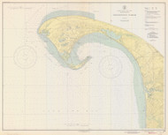 Provincetown Harbor 1968 B Old Map Nautical Chart AC Harbors 2 341 - Massachusetts