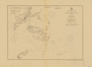 Eastern Entrance to Nantucket Sound 1895 Old Map Nautical Chart AC Harbors 2 250 - Massachusetts