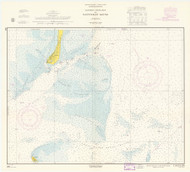 Eastern Entrance to Nantucket Sound 1965 Old Map Nautical Chart AC Harbors 2 250 - Massachusetts