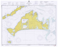 Martha's Vineyard 1975 Old Map Nautical Chart AC Harbors 2 264 - Massachusetts