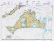 Martha's Vineyard 1996 Old Map Nautical Chart AC Harbors 2 264 - Massachusetts