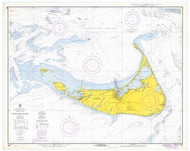Nantucket Island 1968 Old Map Nautical Chart AC Harbors 2 265 - Massachusetts