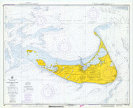 Nantucket Island 1973 Old Map Nautical Chart AC Harbors 2 265 - Massachusetts