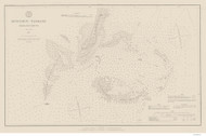 Monomoy Passage 1884 Old Map Nautical Chart AC Harbors 2 344 - Massachusetts