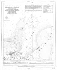 Edgartown Harbor 1882 Old Map Nautical Chart AC Harbors 2 346 - Massachusetts