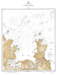 Cohasset Harbor 1926a - Old Map Nautical Chart AC Harbors 1 242 - Massachusetts