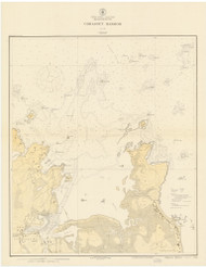 Cohasset Harbor 1926b - Old Map Nautical Chart AC Harbors 1 242 - Massachusetts
