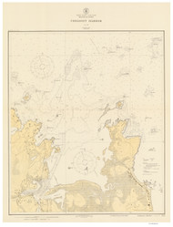 Cohasset Harbor 1926c - Old Map Nautical Chart AC Harbors 1 242 - Massachusetts