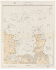 Cohasset Harbor 1933c - Old Map Nautical Chart AC Harbors 1 242 - Massachusetts