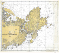 Ipswich Bay to Gloucester Harbor 1920a - Old Map Nautical Chart AC Harbors 1 243 - Massachusetts
