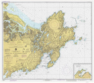 Ipswich Bay to Gloucester Harbor 1981 - Old Map Nautical Chart AC Harbors 1 243 - Massachusetts