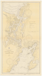 Gloucester Harbor and Annisquam River 1931 - Old Map Nautical Chart AC Harbors 1 233 - Massachusetts