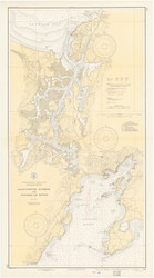 Gloucester Harbor and Annisquam River 1936 - Old Map Nautical Chart AC Harbors 1 233 - Massachusetts