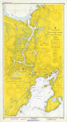 Gloucester Harbor and Annisquam River 1973 - Old Map Nautical Chart AC Harbors 1 233 - Massachusetts