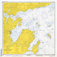 Salem, Marblehead, and Beverly Harbors 1973 - Old Map Nautical Chart AC Harbors 1 241 - Massachusetts
