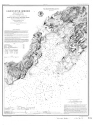 Gloucester Harbor 1877a - Old Map Nautical Chart AC Harbors 1 334 - Massachusetts