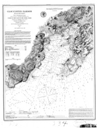 Gloucester Harbor 1885 - Old Map Nautical Chart AC Harbors 1 334 - Massachusetts