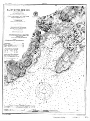 Gloucester Harbor 1908b - Old Map Nautical Chart AC Harbors 1 334 - Massachusetts
