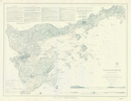 Salem Harbor 1869c - Old Map Nautical Chart AC Harbors 1 335 - Massachusetts
