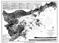 Salem Harbor 1869d - Old Map Nautical Chart AC Harbors 1 335 - Massachusetts