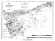 Salem Harbor 1875 - Old Map Nautical Chart AC Harbors 1 335 - Massachusetts
