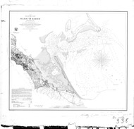 Plymouth, Kingston, and Duxbury Harbors 1854 - Old Map Nautical Chart AC Harbors 1 338 - Massachusetts
