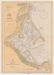 Plymouth, Kingston, and Duxbury Harbors 1935 - Old Map Nautical Chart AC Harbors 1 338 - Massachusetts