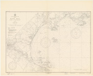 Saco Bay 1945 - Old Map Nautical Chart AC Harbors 1 231 - Maine