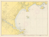Saco Bay 1954 - Old Map Nautical Chart AC Harbors 1 231 - Maine
