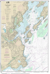Portland Harbor 2014 - Old Map Nautical Chart AC Harbors 1 325 - Maine