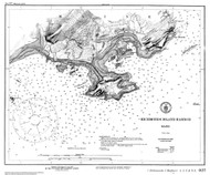 Richmonds Island Harbor 1922 - Old Map Nautical Chart AC Harbors 1 327 - Maine