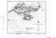 Richmonds Island Harbor 1924 B - Old Map Nautical Chart AC Harbors 1 327 - Maine