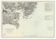 Portsmouth Harbor 1866 - Old Map Nautical Chart AC Harbors 1 329 - Maine