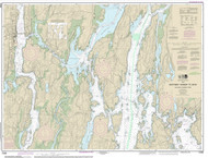 Boothbay Harbor to Bath 2014 Old Map Nautical Chart AC Harbors 2 230 - Maine